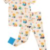 Leo The Truck Construction Buddies Bamboo Viscose Short Sleeve Pajama Set