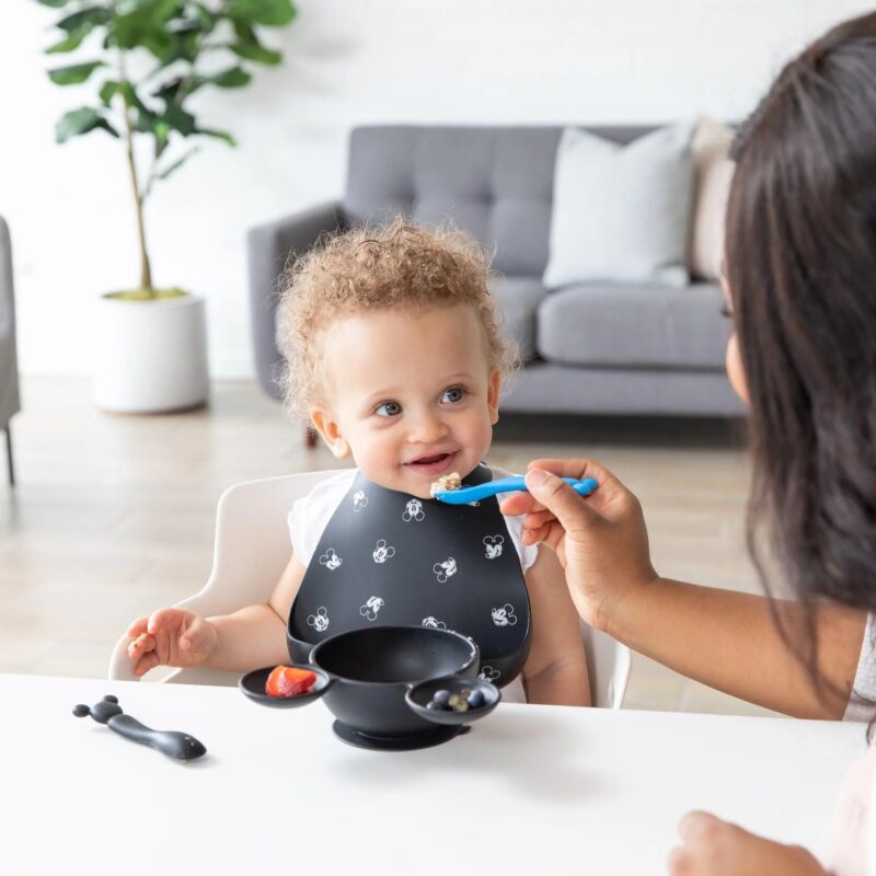 Silicone Bib: Mickey Mouse Faces from Bumkins