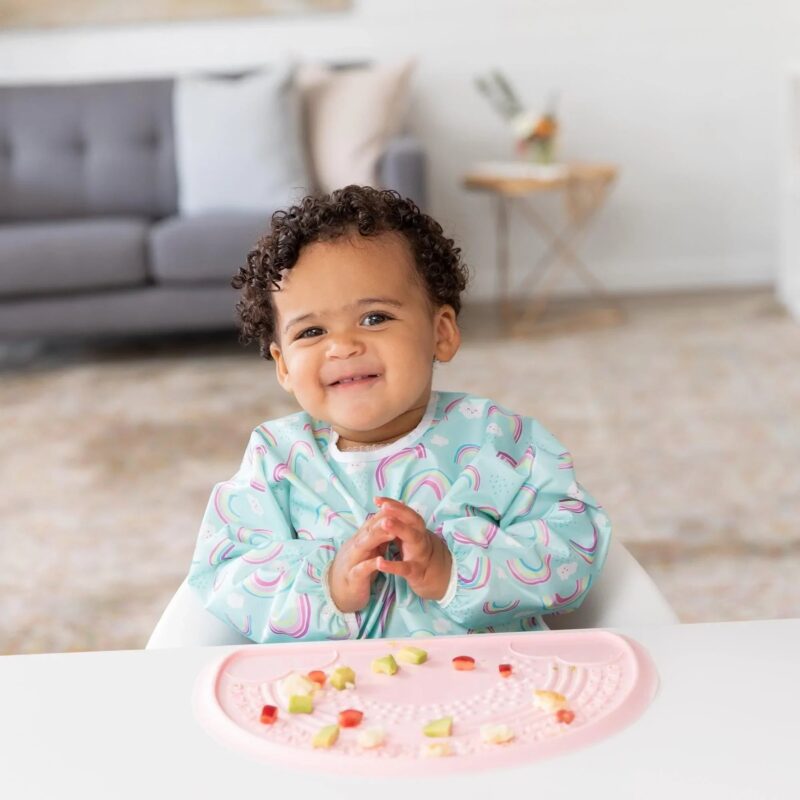 Sleeved Bib: Rainbows from Bumkins