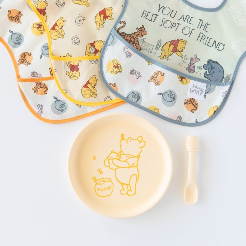 Silicone Plate + Spoon Set: Disney Winnie the Pooh made by Bumkins