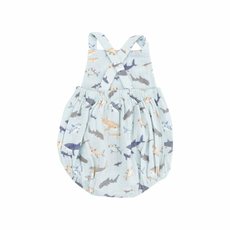 Sharks Muslin Retro Sunsuit from Angel Dear