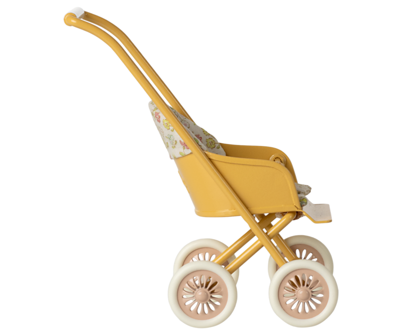 Micro Stroller In Yellow from Maileg