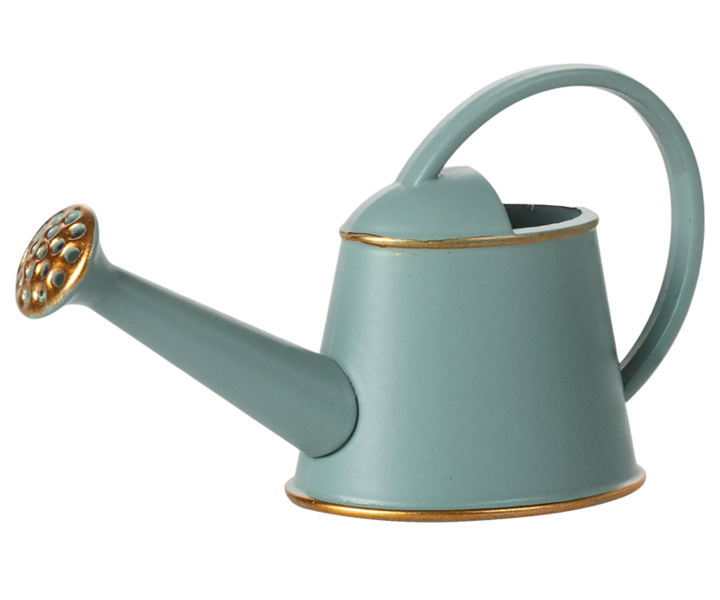 Maileg Mouse Watering Can In Light Blue