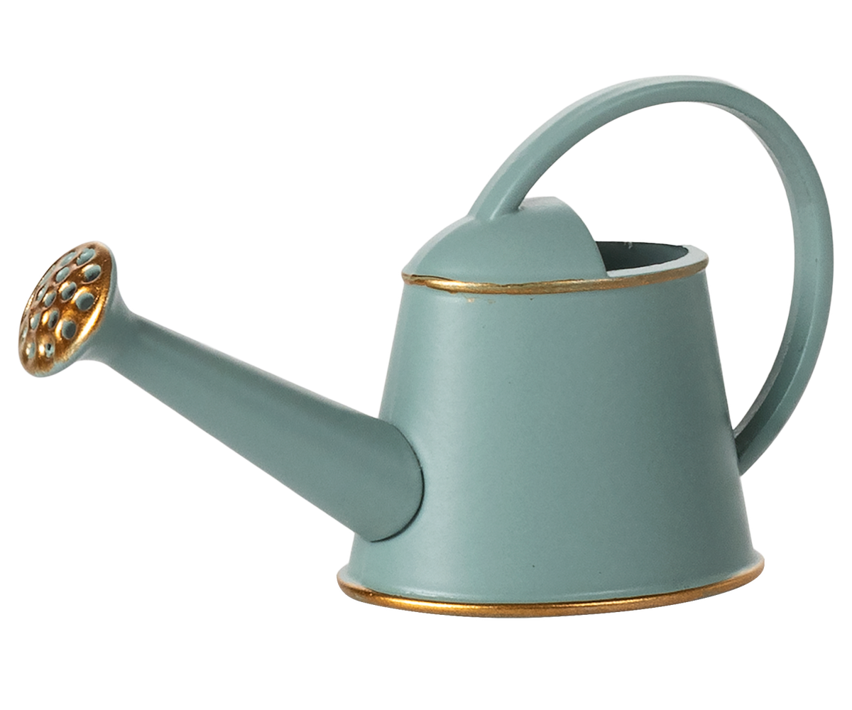 Maileg Mouse Watering Can In Light Blue