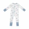 Bubbly Tugboats Bamboo Viscose Zipper Romper from Angel Dear