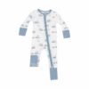 Angel Dear Bubbly Tugboats Bamboo Viscose Zipper Romper