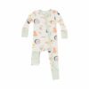 Angel Dear Sushi Green Bamboo Viscose Zipper Romper