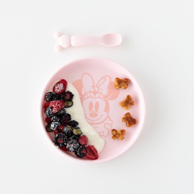 Silicone Plate + Spoon Set: Disney Minnie Mouse from Bumkins