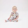 Baseball Bamboo Viscose Short Sleeve Loungewear Set available at Blossom