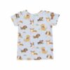 Best Friend Dogs Blue Bamboo Viscose Short Sleeve Loungewear Set from Angel Dear