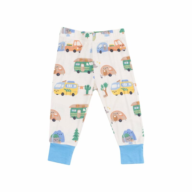 Friendly Campers Bamboo Viscose Short Sleeve Loungewear Set