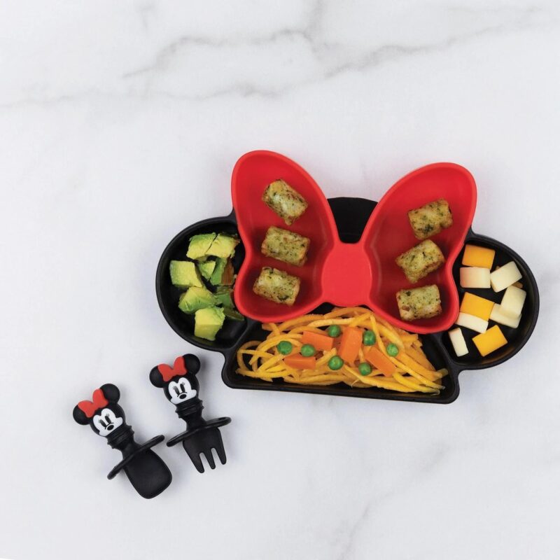 Silicone Grip Dish: Minnie Mouse from Bumkins