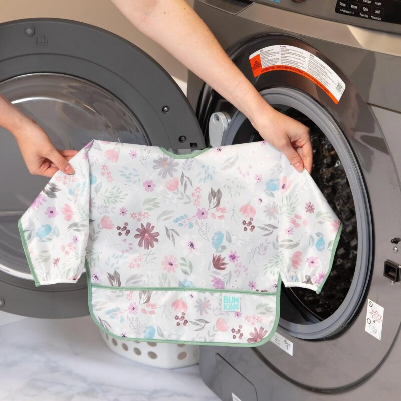 Sleeved Bib: Floral made by Bumkins
