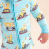 Hard Hat Hounds Bamboo Viscose Convertible Romper available at Blossom