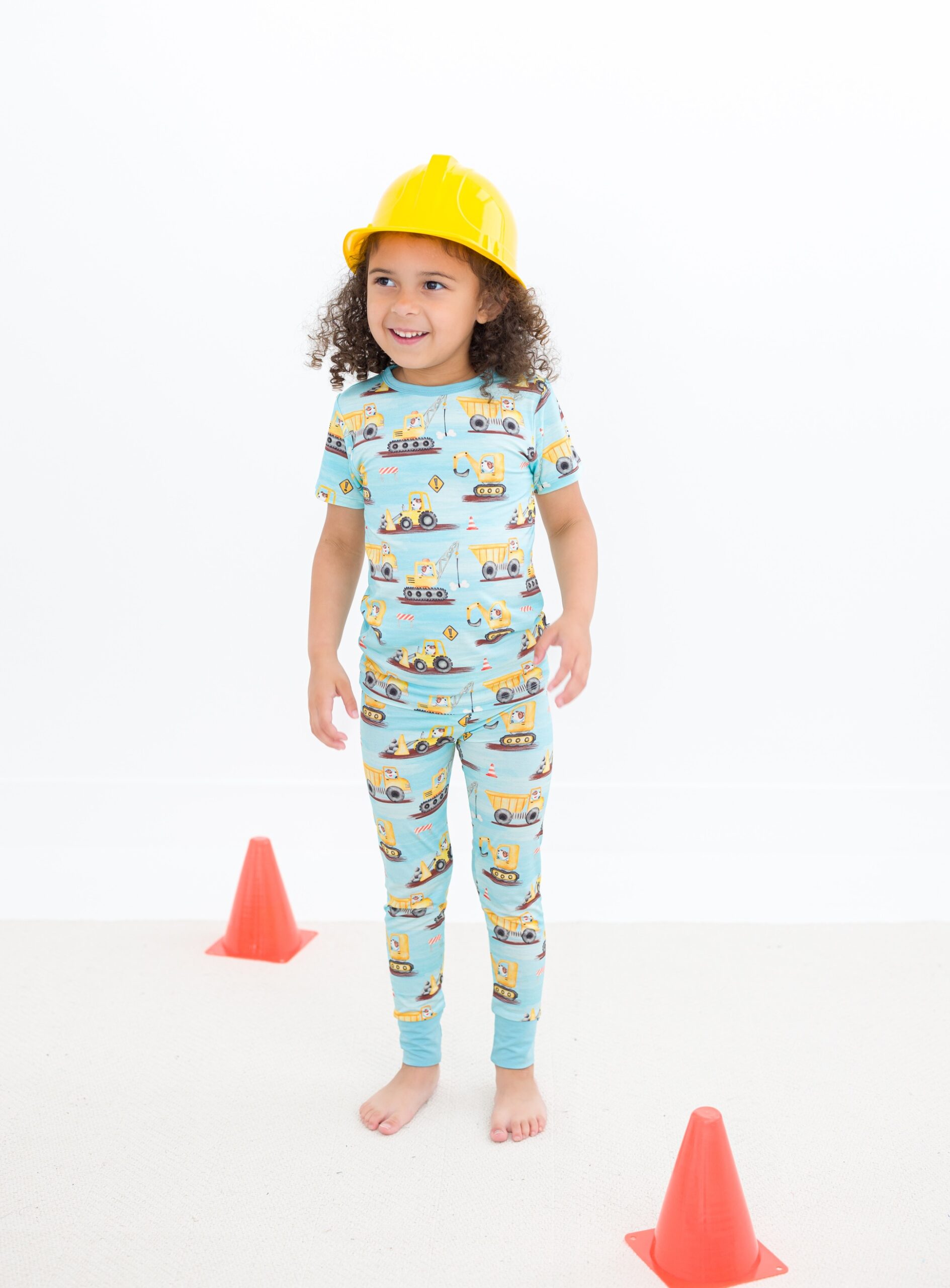 Birdie Bean Hard Hat Hounds Bamboo Viscose Pajamas Set