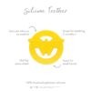 Bumkins Silicone Teether: Wonder Woman Toys