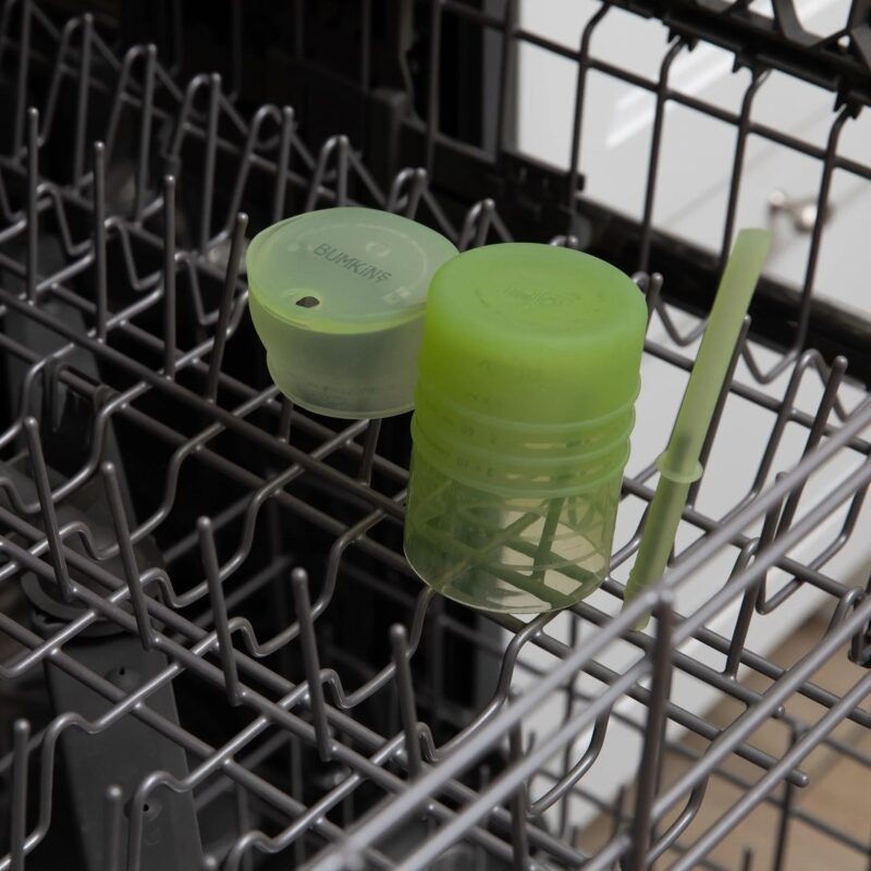 Bumkins Silicone Straw Cup with Lid: Sage part of our  collection
