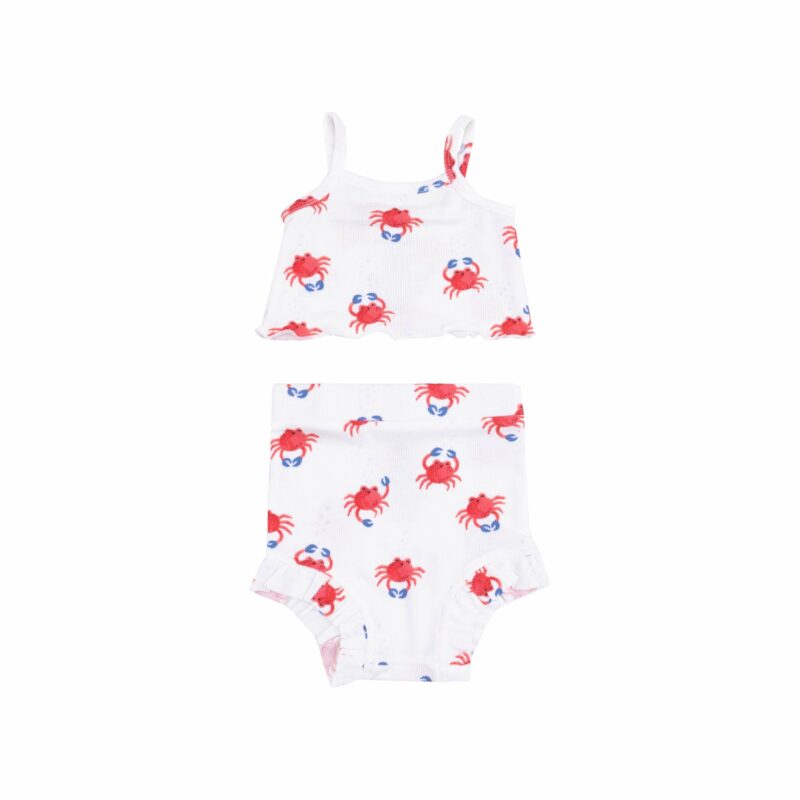 Angel Dear Crabby Cuties Tank Top & High Waisted Short
