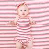 Stripe Vintage Red Tank Top & High Waisted Short from Angel Dear
