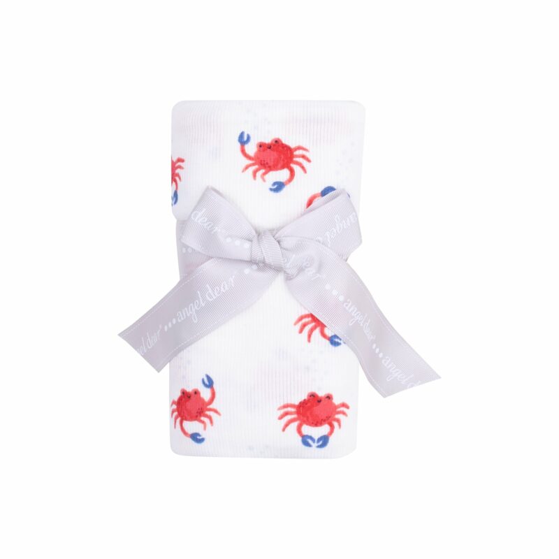Crabby Cuties Swaddle Blanket from Angel Dear