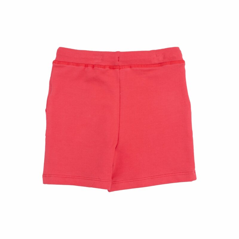 Red French Terry Everyday Shorts from Angel Dear