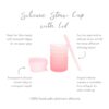 Bumkins Silicone Straw Cup with Lid: Pink part of our  collection