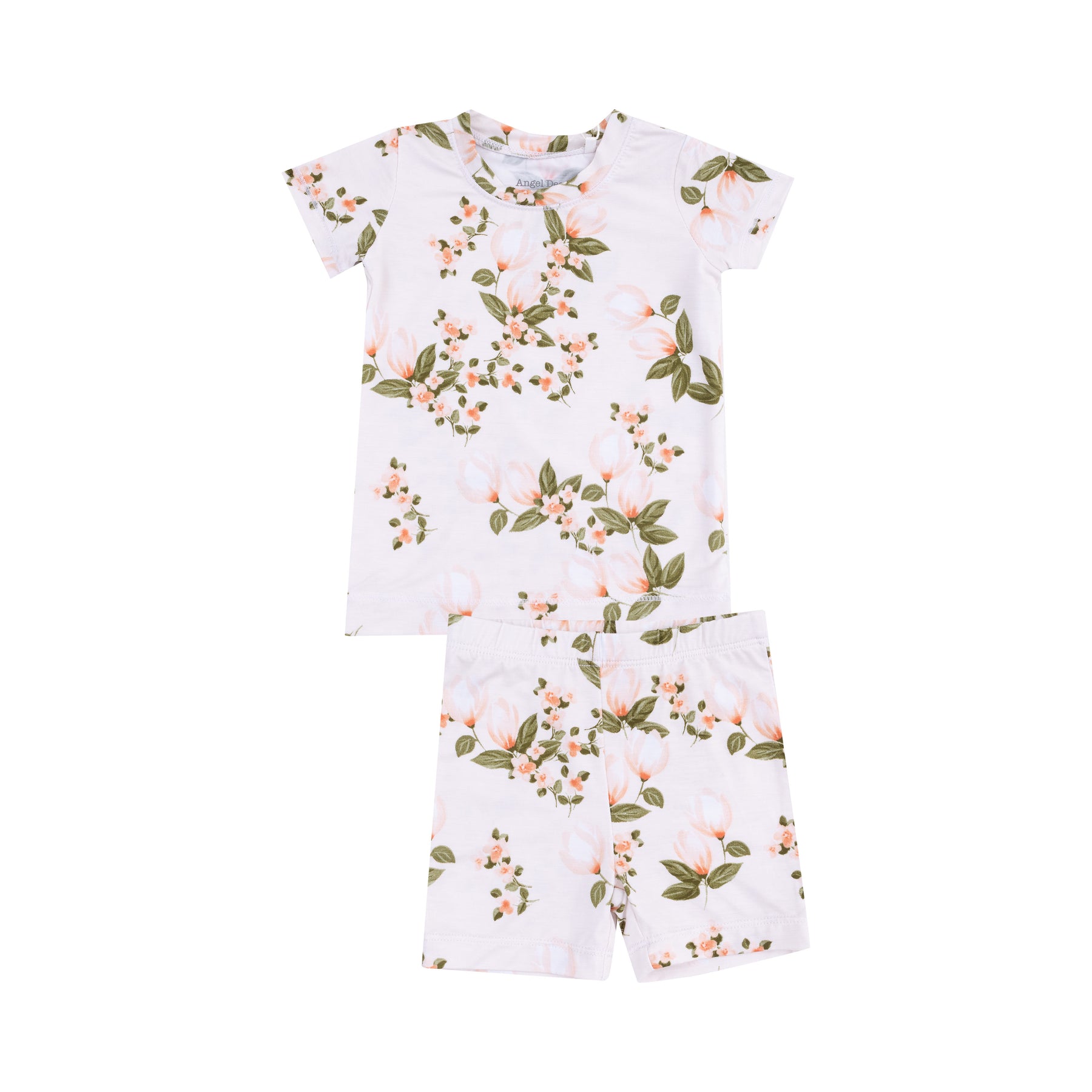 Angel Dear Floating Magnolia Bamboo Viscose Loungewear Short Set