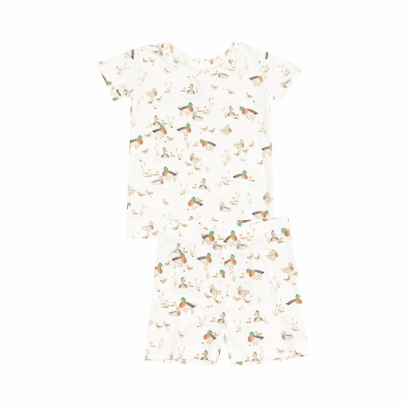 Angel Dear Duckling Families Bamboo Viscose Loungewear Short Set
