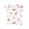 Watercolor Puppies Bamboo Viscose Loungewear Short Set from Angel Dear