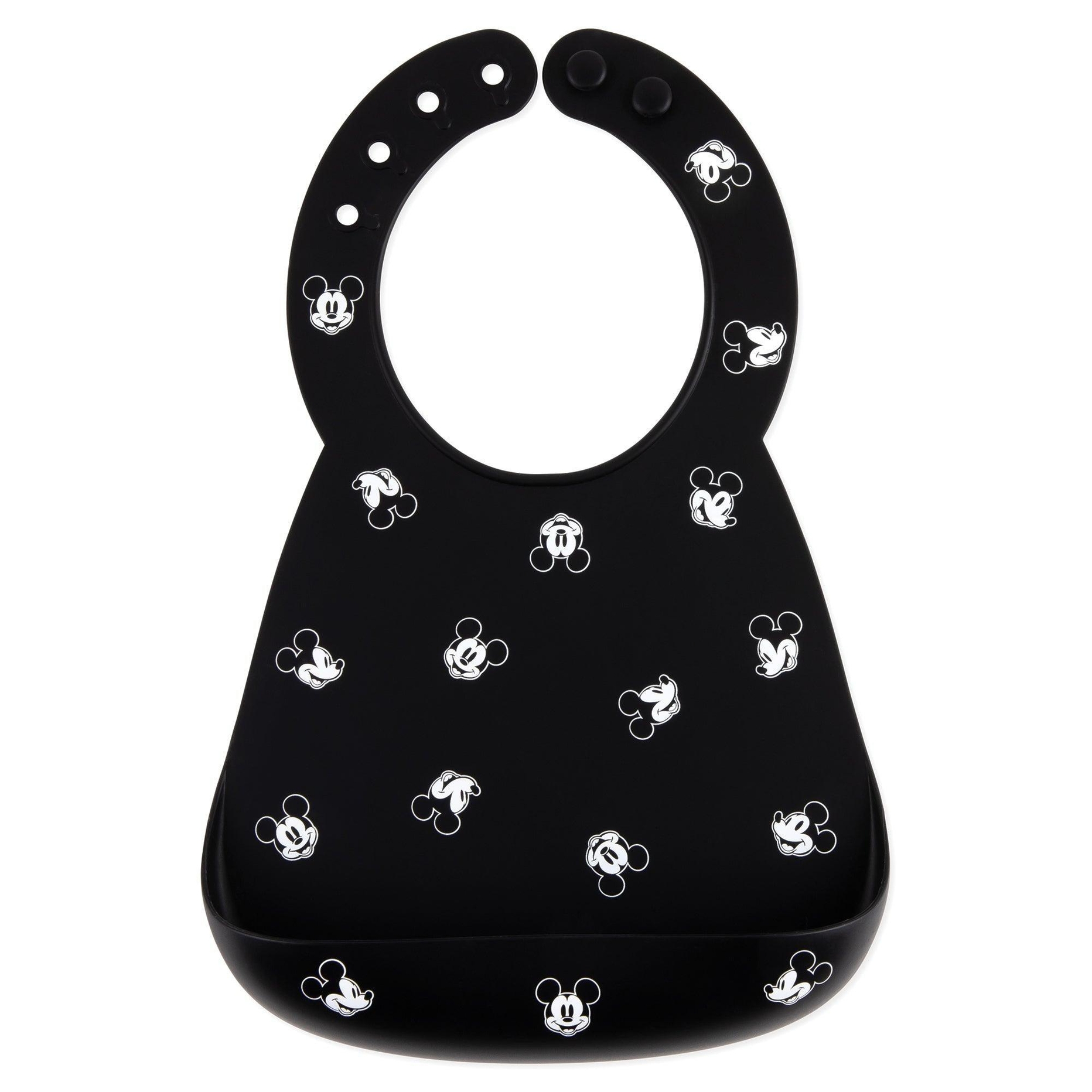 Bumkins Silicone Bib: Mickey Mouse Faces