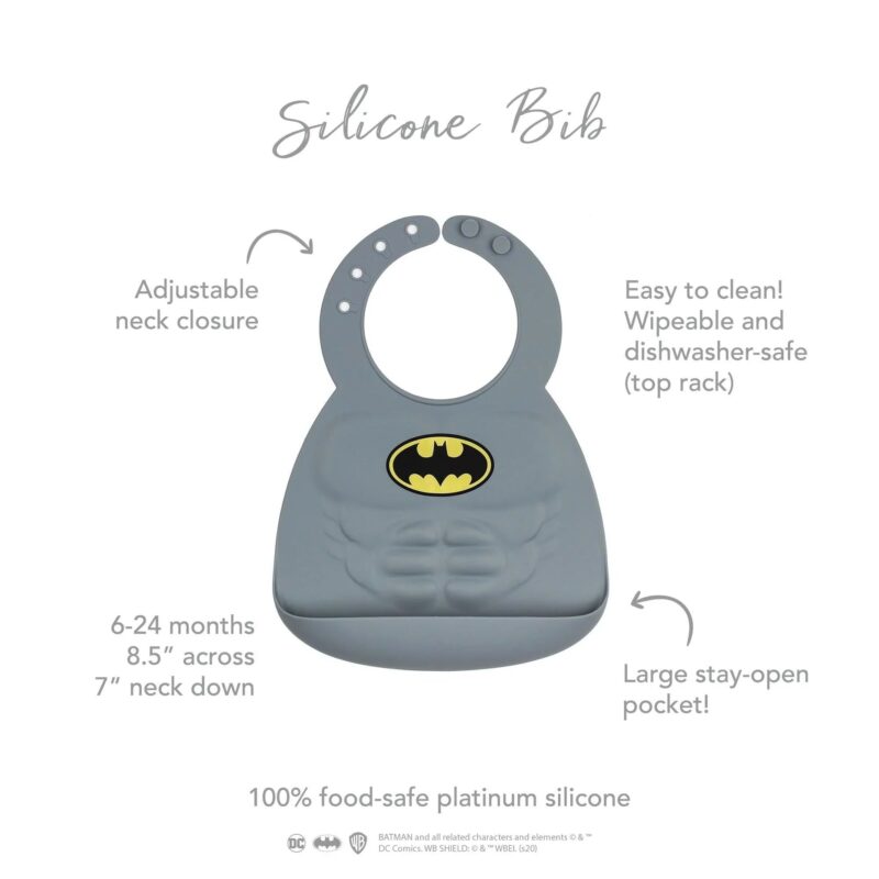 Bumkins Silicone Bib: Batman part of our  collection