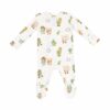 Avocado Toast Western Bamboo Viscose Zipper Footie from Angel Dear