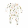 Angel Dear Avocado Toast Western Bamboo Viscose Zipper Footie