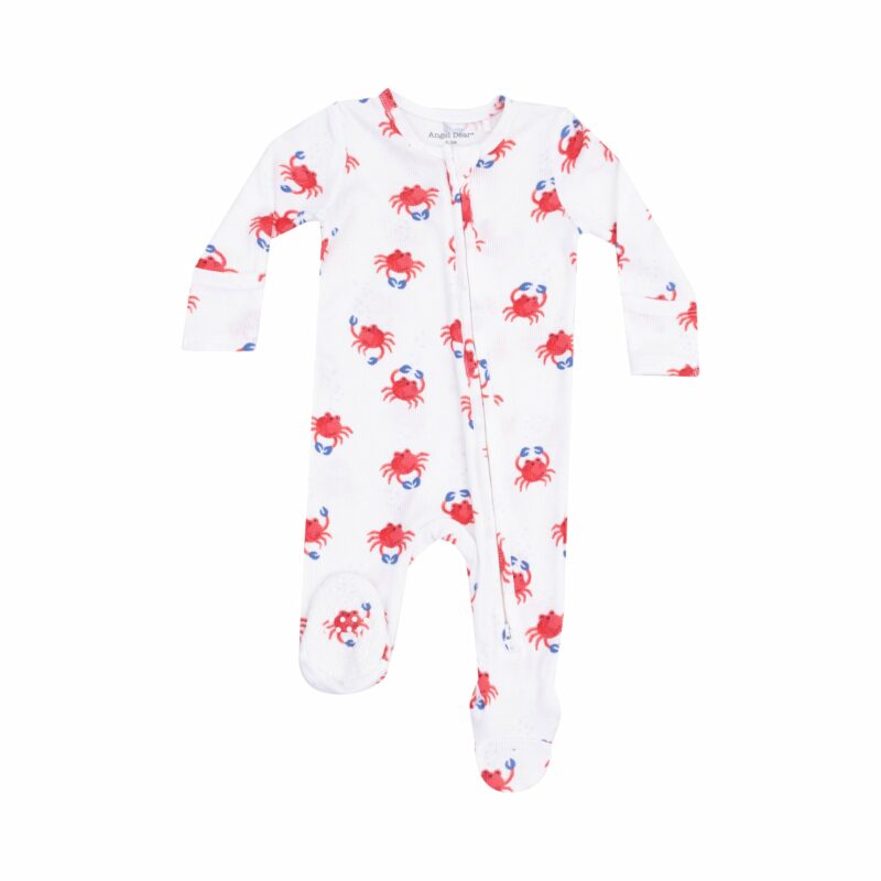 Angel Dear Crabby Cuties Zipper Footie