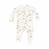 Angel Dear Duckling Families Bamboo Viscose Zipper Footie