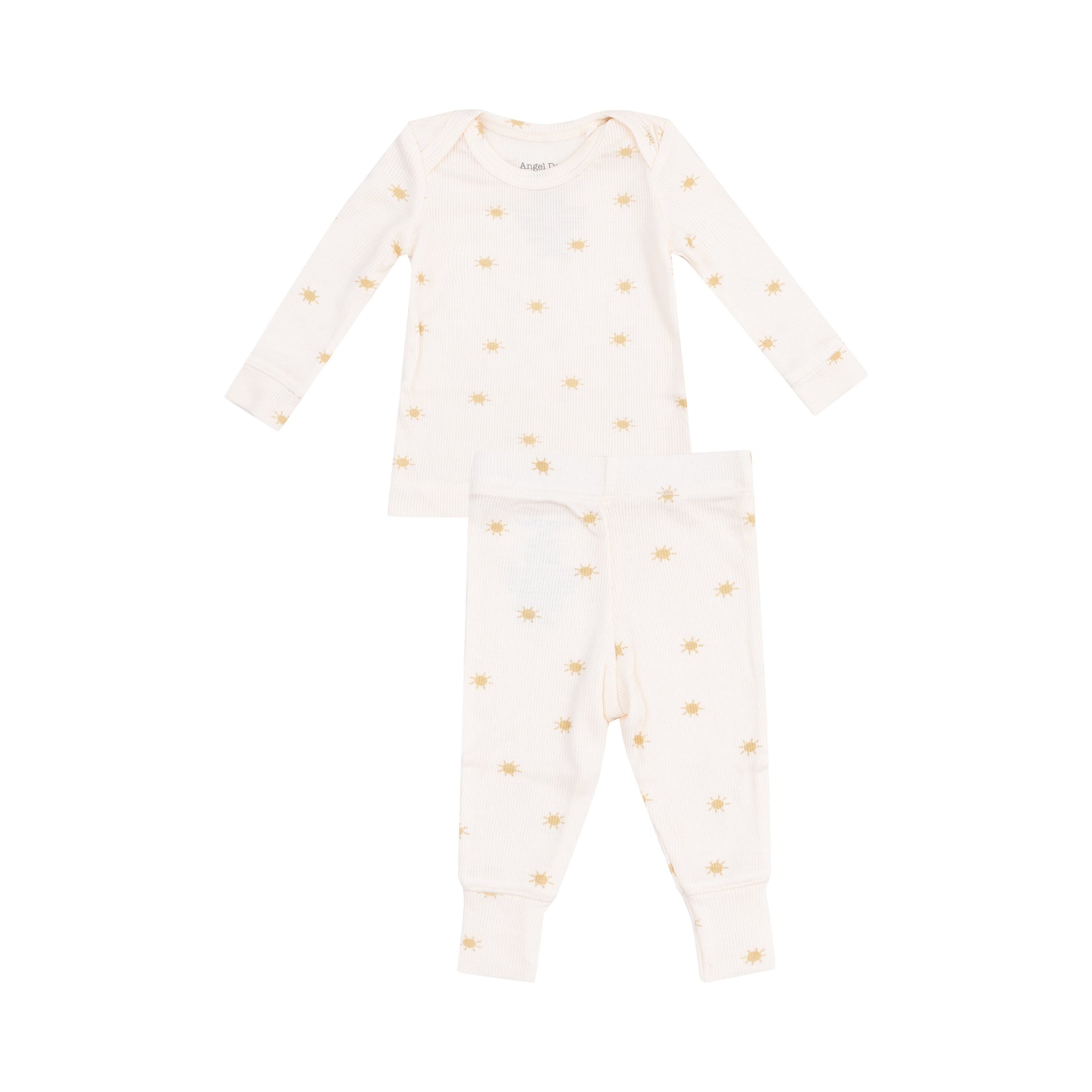 Angel Dear Simple Suns Rib Lounge Wear Set