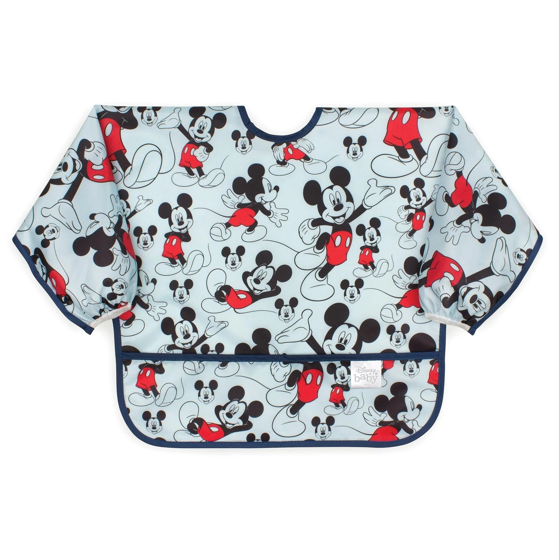 Bumkins Sleeved Bib: Mickey Mouse