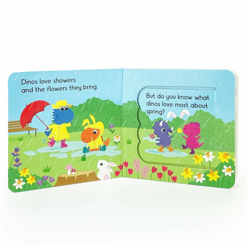 Dinos Love Jelly Beans Easter Lift-a-Flap Board Book Children's Books