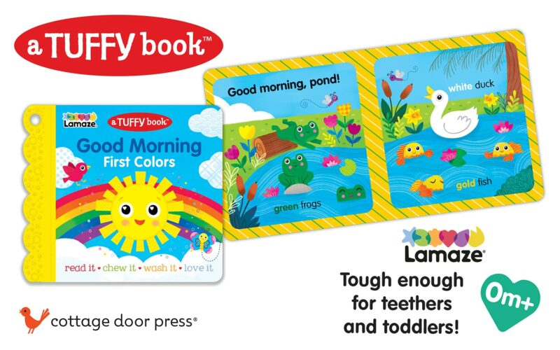 Good Morning Tuffy Teether Indestructible Book from