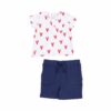 Angel Dear Lobster Bamboo Pocket Henley and French Terry Short