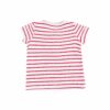 Stripe Vintage Red Shirt Rib And Short French Terry