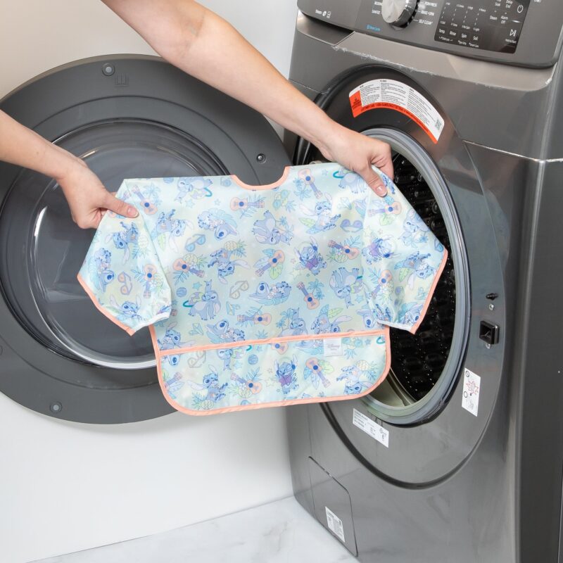Bumkins Sleeved Bib: Aloha Stitch Feeding