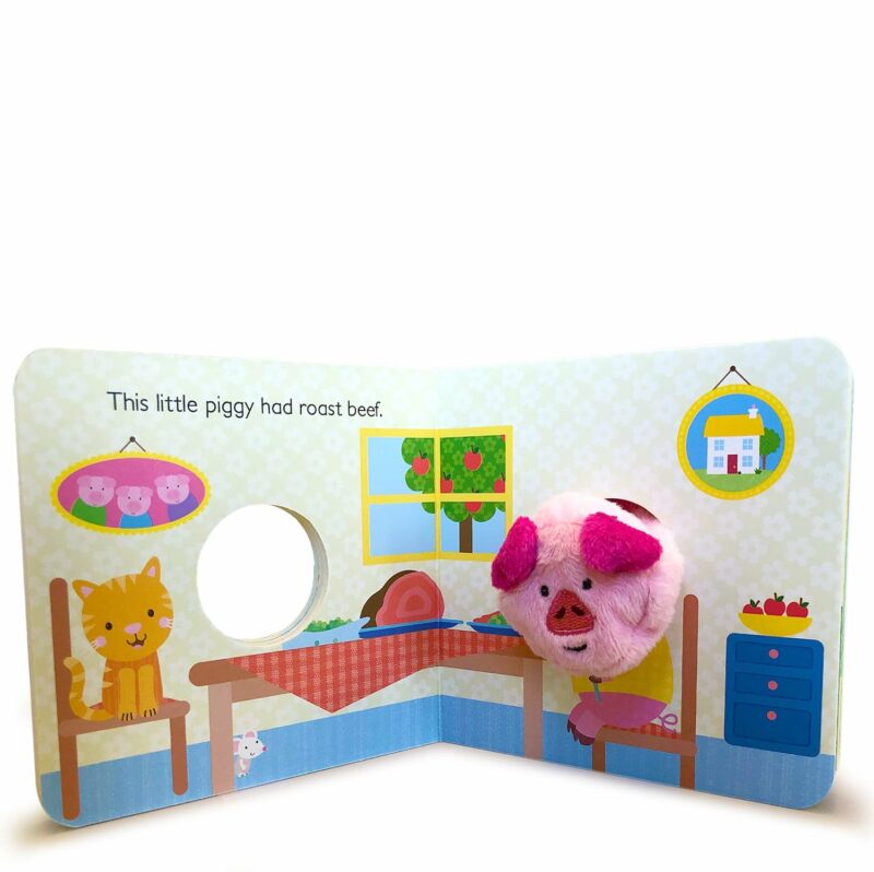 This Little Piggy Nursery Rhyme Finger Puppet Board Book from