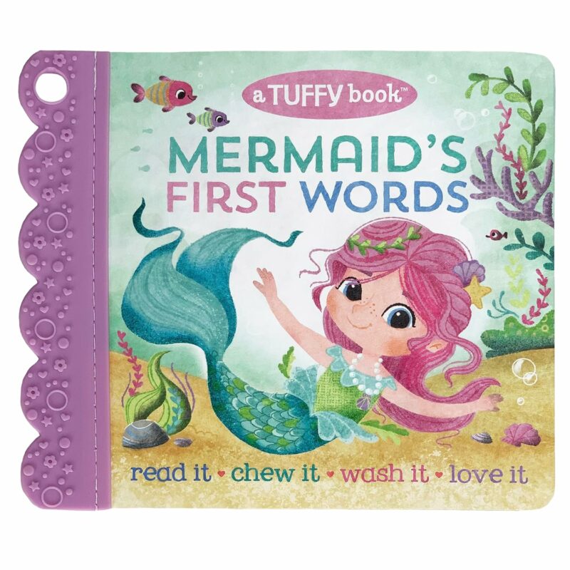 Mermaid's First Words Tuffy Teether Indestructible Book