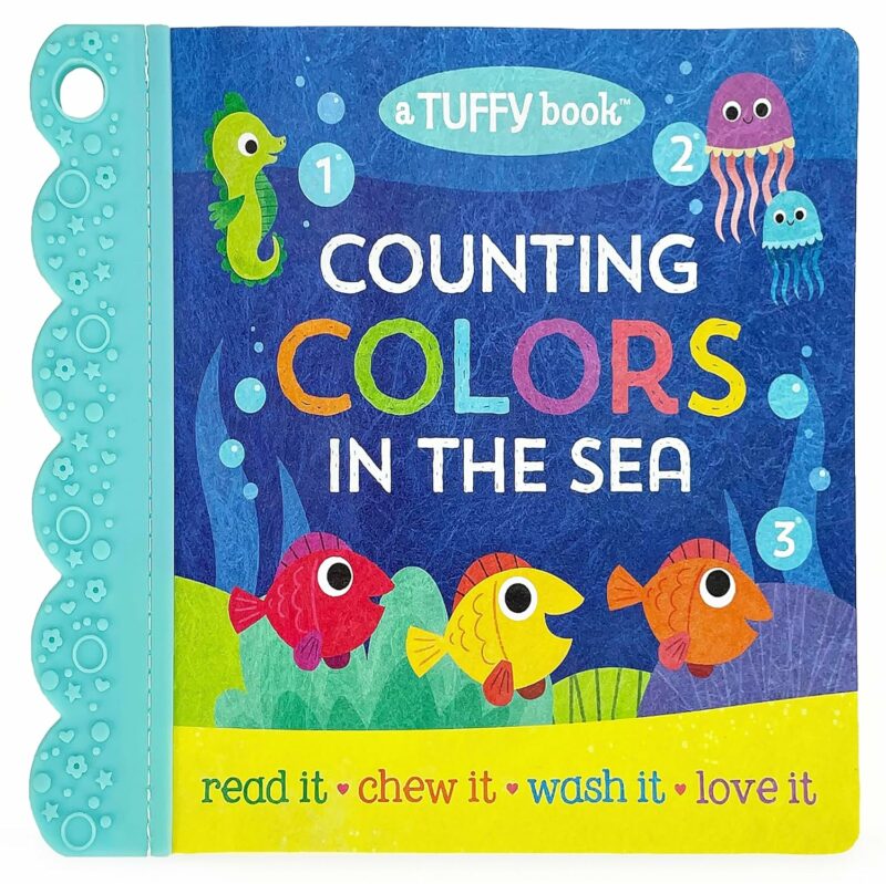 Counting Colors in the Sea Tuffy Teether Indestructible Book