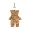 Bartholomew Bear Bag Charm made by Jellycat