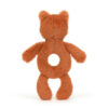 Bashful Fox Cub Ring Rattle made by Jellycat
