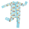 Birdie Bean Hard Hat Hounds Bamboo Viscose Convertible Romper Baby Clothes