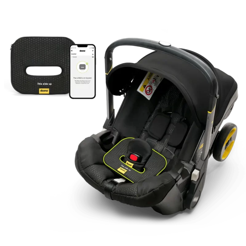 Doona+ Car Seat Stroller and SensAlert Bundle