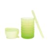 Bumkins Silicone Straw Cup with Lid: Sage